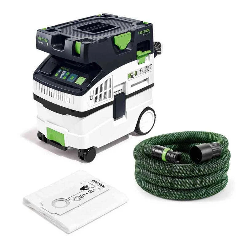 Aspirateur De Chantier 1200W CTM MIDI I CLEANTEC - FESTOOL 574822 3 Aspirateur De Chantier 1200W CTM MIDI I CLEANTEC - FESTOOL 574822