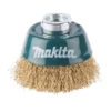Brosse Boisseau à Fils Acier Laitonnés Et Ondulés Pour Meuleuse - MAKITA D-39746 -Magasin D'Outils Pour La Maison brosse boisseau pour meuleuse makita d 39746