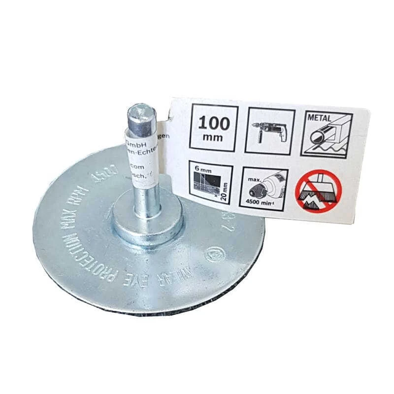 Brosse Circulaire à Fil Ondulés Ø 100 Cm Tige 6mm - BOSCH 2607017119 4 Brosse Circulaire à Fil Ondulés Ø 100 Cm Tige 6mm - BOSCH 2607017119 – Image 2