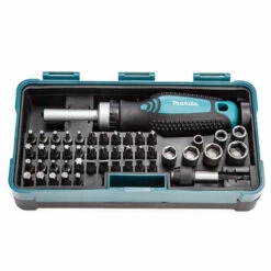 Clé à Cliquet Et Jeu D'embouts (47 Pcs) - MAKITA B-36170 -Magasin D'Outils Pour La Maison cle a cliquet et embouts makita b 36170 2