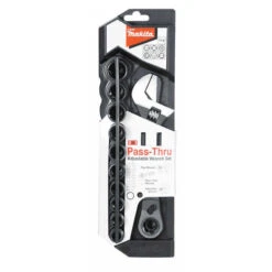 Clé à Molette Multifonction + 10 Douilles Multi-empreintes - MAKITA B-65458 -Magasin D'Outils Pour La Maison cle a molette multifonction 10 douilles makita b 65458 2