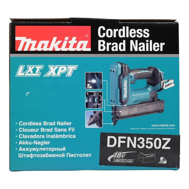 Cloueur Sans Fil 18V Li-Ion LXT 18 Ga 15 à 35 Mm (Produit Seul) - MAKITA DFN350Z 7 Cloueur Sans Fil 18V Li-Ion LXT 18 Ga 15 à 35 Mm (Produit Seul) - MAKITA DFN350Z – Image 5