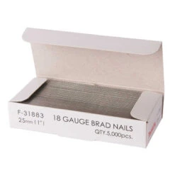 Clous Tête Homme Mini Brads 18 Ga Galvanisés 25 Mm Pour Cloueur (5000 Pcs) - MAKITA F-31883 -Magasin D'Outils Pour La Maison clous 18 ga 25mm pour cloueur makita f 31883 1