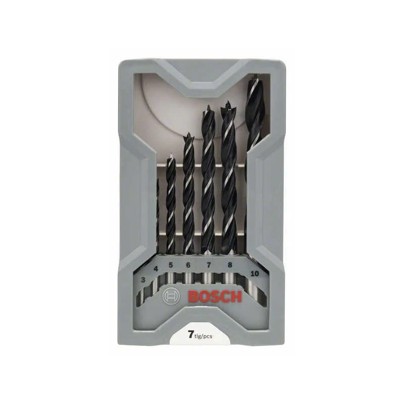 Coffret De Mèches Hélicoïdales à Bois 7 Pièces - BOSCH 2607017034 3 Coffret De Mèches Hélicoïdales à Bois 7 Pièces - BOSCH 2607017034