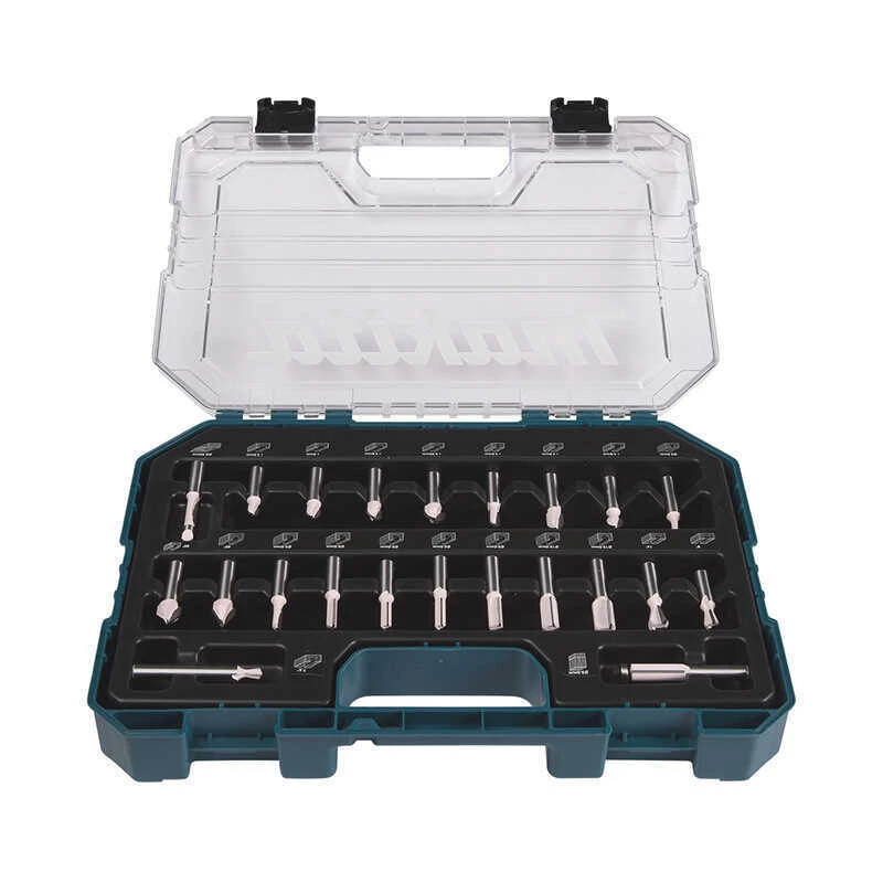 Coffret De 22 Fraises à Bois Sur Tige De Ø8 Mm Pour Défonceuse - MAKITA D-74784 6 Coffret De 22 Fraises à Bois Sur Tige De Ø8 Mm Pour Défonceuse - MAKITA D-74784 – Image 4