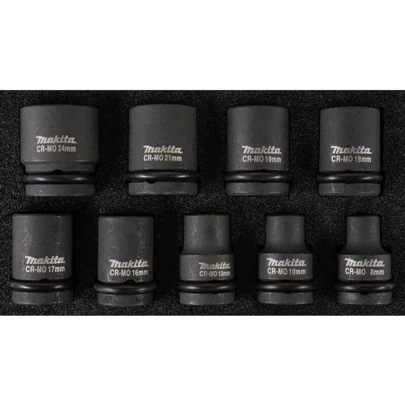 Coffret De Douilles "Impact" 1/2" (9 Pcs) - MAKITA D-41517 4 Coffret De Douilles "Impact" 1/2" (9 Pcs) - MAKITA D-41517 – Image 2