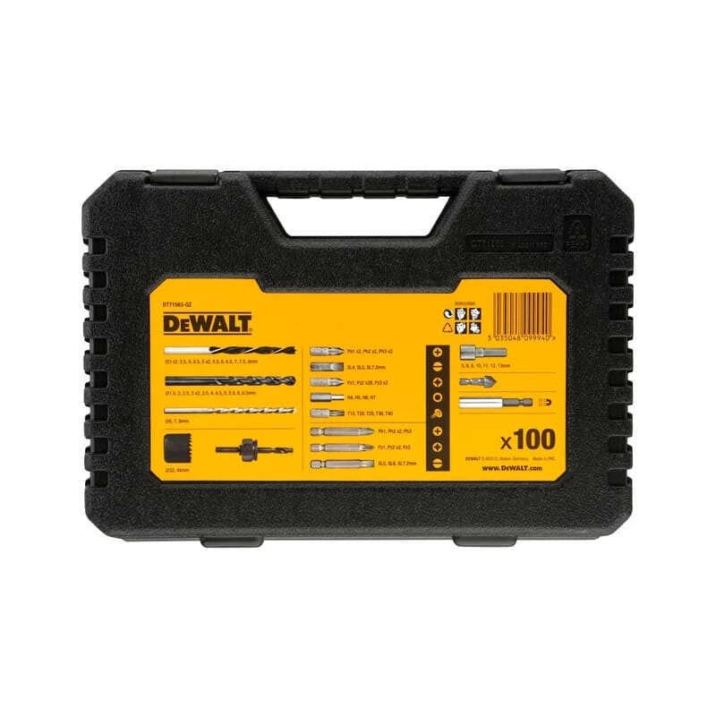Coffret De Forets Et Embouts Pour Perceuse (100 Pcs) - DEWALT DT71563 8 Coffret De Forets Et Embouts Pour Perceuse (100 Pcs) - DEWALT DT71563 – Image 6