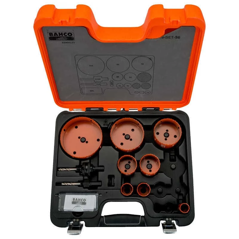 Coffret De Scies Trépans Bimétal Sandflex 25-114 Mm (12 Pcs) - BAHCO 3834-SET-86 4 Coffret De Scies Trépans Bimétal Sandflex 25-114 Mm (12 Pcs) - BAHCO 3834-SET-86 – Image 2