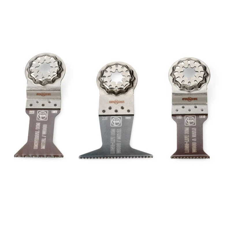 Combo De 3 Lames E-Cut Starlock Bois Et Métal - FEIN 35222967100 3 Combo De 3 Lames E-Cut Starlock Bois Et Métal - FEIN 35222967100