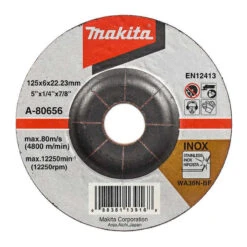 Disque à Tronçonner à Moyeu Déporté 125x6x22,23mm (1 Pièce) - Makita A-80656