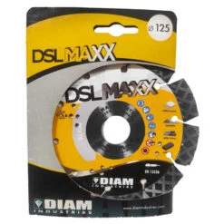 Disque Diamant Ø125 Mm à Croisillons - DIAM INDUSTRIES DSLMAXX125/22 -Magasin D'Outils Pour La Maison disque diamant 125 mm diam industries dslmaxx125 2
