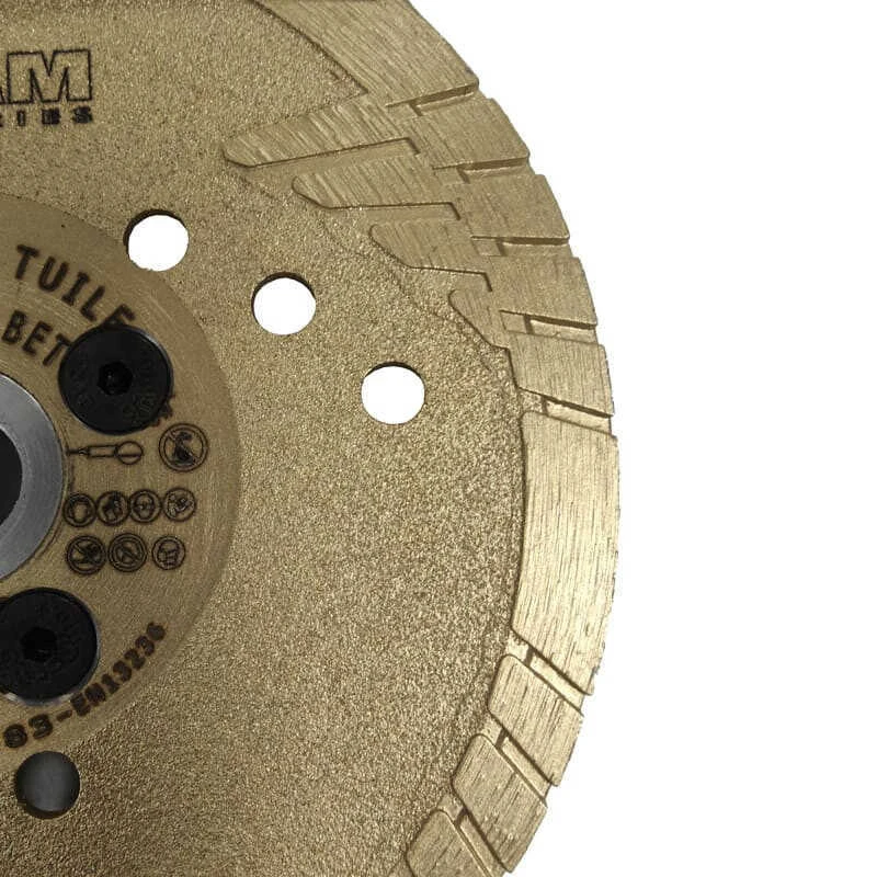 Disque Diamant Tuile Et Pierre Naturelle Avec Flasque Déportée Ø125 Mm - DIAM INDUSTRIES TS80125/22FD 4 Disque Diamant Tuile Et Pierre Naturelle Avec Flasque Déportée Ø125 Mm - DIAM INDUSTRIES TS80125/22FD – Image 2