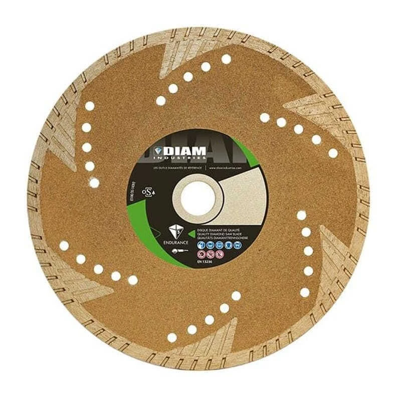 Disque Diamant Tuile Et Pierre Naturelle Avec Flasque Déportée Ø125 Mm - DIAM INDUSTRIES TS80125/22FD 3 Disque Diamant Tuile Et Pierre Naturelle Avec Flasque Déportée Ø125 Mm - DIAM INDUSTRIES TS80125/22FD