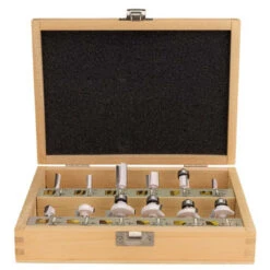 Coffret De 12 Fraises à Bois Sur Queue De 6 Mm - MAKITA D-57065