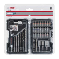 Jeu De 35 Forets Et Embouts De Vissage - BOSCH 2607017328 -Magasin D'Outils Pour La Maison jeu de 35 forets et embouts de vissage bosch 2607017328 2