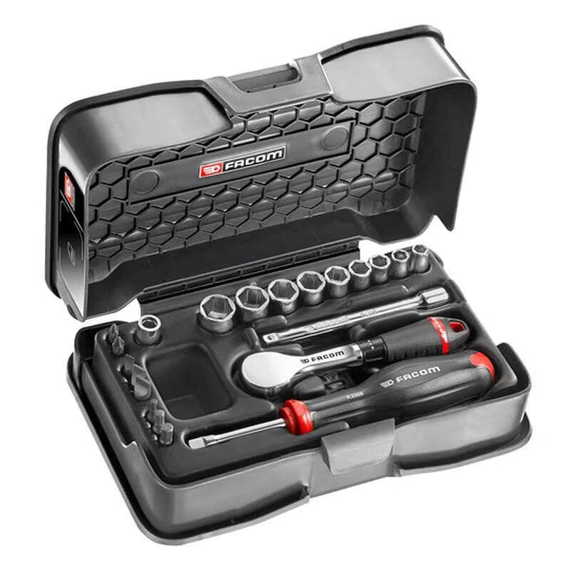 Coffret De 21pcs Douilles Et Accessoires 1/4" - FACOM R.181-4P6PB 3 Coffret De 21pcs Douilles Et Accessoires 1/4" - FACOM R.181-4P6PB
