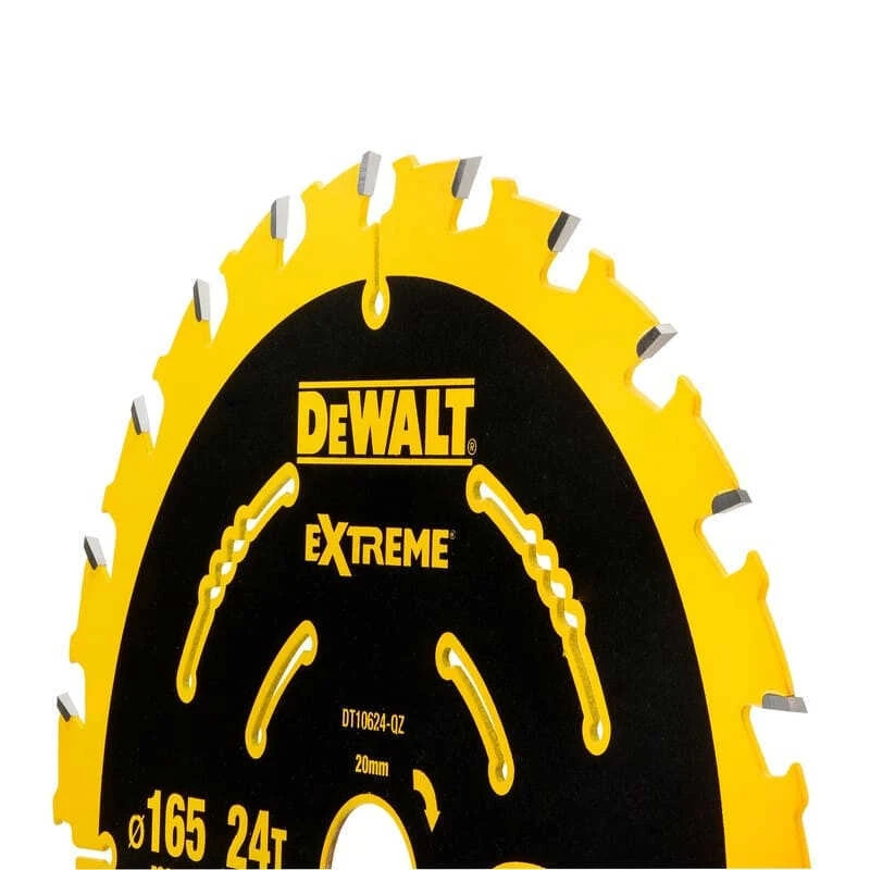 Lame De Scie Circulaire Portative Ø165 24 Dents - DEWALT DT10624-QZ 5 Lame De Scie Circulaire Portative Ø165 24 Dents - DEWALT DT10624-QZ – Image 3