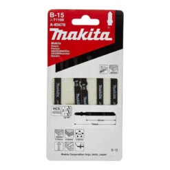 Lames Pour Scie Sauteuse Bois, Contre-plaqué Et PVC (5 Pcs) - MAKITA A-85678 -Magasin D'Outils Pour La Maison lame pour scie sauteuse bois makita a 85678 2