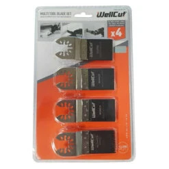 Set De Lames Pour Outil Multifonctions (4 Pcs) - WELLCUT WC-MT4