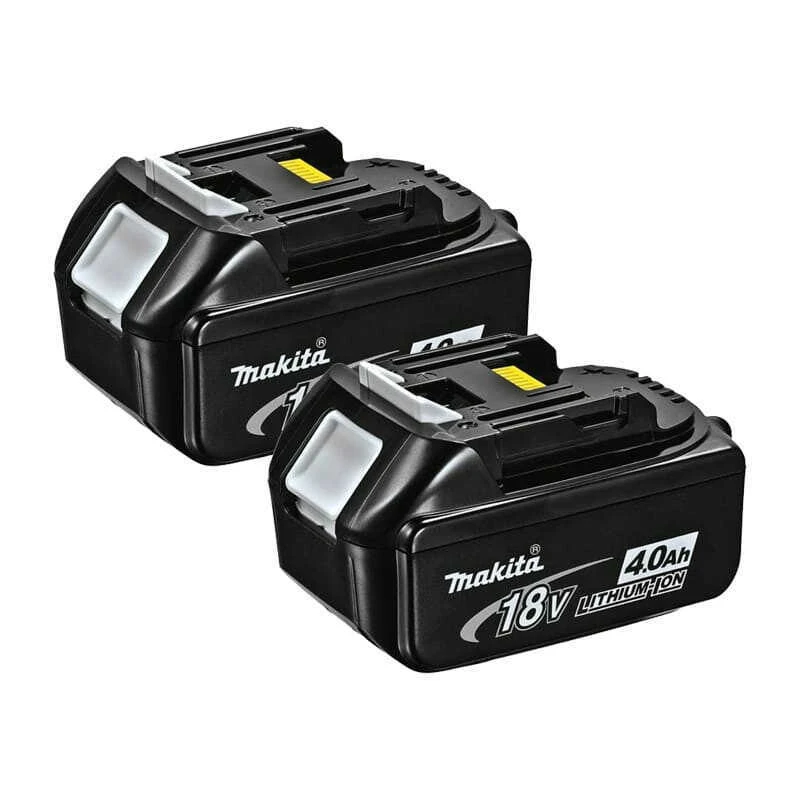 Lot De 2 Batteries 18V Li-Ion LXT 4,0 Ah Pour Outil Sans Fil - MAKITA 197273-5 3 Lot De 2 Batteries 18V Li-Ion LXT 4,0 Ah Pour Outil Sans Fil - MAKITA 197273-5