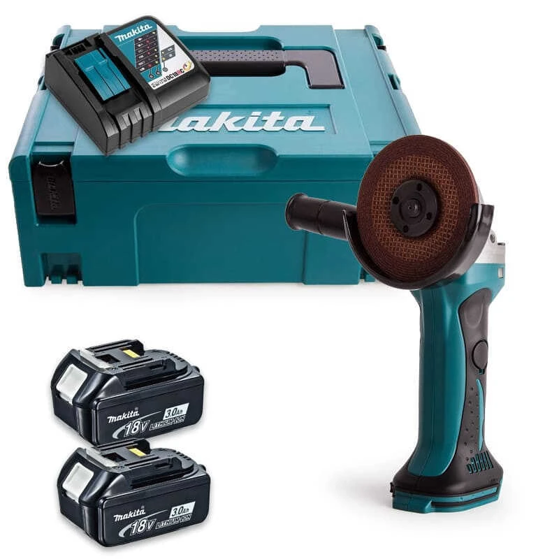 Meuleuse Angulaire 18V LXT Ø115 Mm (2x3,0 Ah) En MAKPAC - MAKITA DGA452RFJ 3 Meuleuse Angulaire 18V LXT Ø115 Mm (2x3,0 Ah) En MAKPAC - MAKITA DGA452RFJ