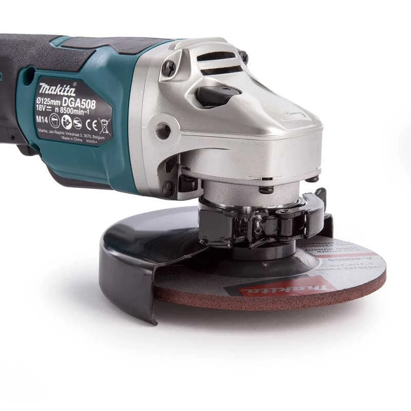 Meuleuse D'angle 18V LXT Ø125 Mm (2x5,0 Ah) En MAKPAC - MAKITA DGA508RTJ 5 Meuleuse D'angle 18V LXT Ø125 Mm (2x5,0 Ah) En MAKPAC - MAKITA DGA508RTJ – Image 3