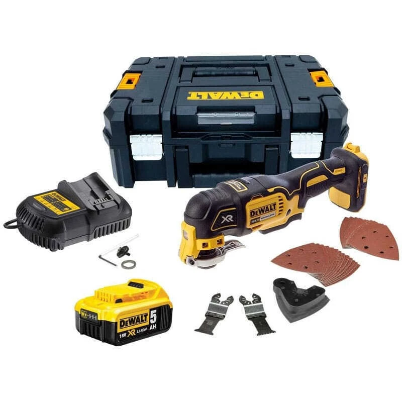 Outil Multifonctions 18V XR (1x5,0 Ah) 32 Accessoires Dans Coffret T-STAK - Dewalt DCS355P1 3 Outil Multifonctions 18V XR (1x5,0 Ah) 32 Accessoires Dans Coffret T-STAK - Dewalt DCS355P1
