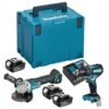 Combopack 2 Outils 18 V LXT (3x3,0Ah) (DHP485Z + DGA504Z) En Mackpac - MAKITA DLX2334J 2 Combopack 2 Outils 18 V LXT (3x3,0Ah) (DHP485Z + DGA504Z) En Mackpac - MAKITA DLX2334J -Magasin D'Outils Pour La Maison pack 2 outils sans fil lxt dhp485 dga504 makita dlx2334j