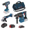 Pack 3 Outils 18V (1x4.0Ah+1x8.0Ah) BOSCH KIT Dans Sac De Transport - BOSCH 0615990M3C