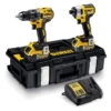 Pack Perceuse Percussion DCD796 Et Visseuse à Chocs DCF887 18V (2x5,0 Ah) Dans Coffret - DEWALT DCK266P2-QW -Magasin D'Outils Pour La Maison pack machine perceuse visseuse dewalt dck266p2