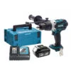 Perceuse à Percussion 18V LXT (1x5.0 Ah) En MAKPAC - MAKITA DHP458RT1J -Magasin D'Outils Pour La Maison perceuse a percussion dhp458rt1j