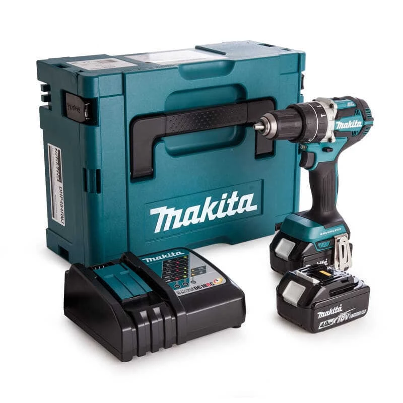 Perceuse à Percussion 18V LXT (2x4.0 Ah) En MAKPAC - MAKITA DHP484RMJ 3 Perceuse à Percussion 18V LXT (2x4.0 Ah) En MAKPAC - MAKITA DHP484RMJ