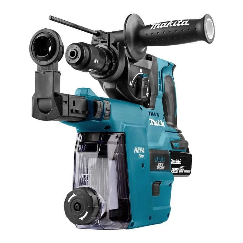 Perfo-burineur 18V LXT SDS-Plus (2x5,0 AH) Avec Filtre DX07 En MAKPAC - MAKITA DHR243RTJW 4 Perfo-burineur 18V LXT SDS-Plus (2x5,0 AH) Avec Filtre DX07 En MAKPAC - MAKITA DHR243RTJW – Image 2