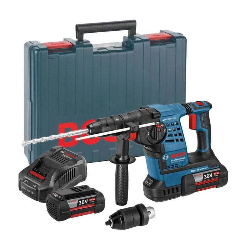 Perforateur 36V SDS-Plus 3,2 J (2x6.0Ah) GBH 36 VF-LI Plus En Coffret - BOSCH 0611907076 3 Perforateur 36V SDS-Plus 3,2 J (2x6.0Ah) GBH 36 VF-LI Plus En Coffret - BOSCH 0611907076
