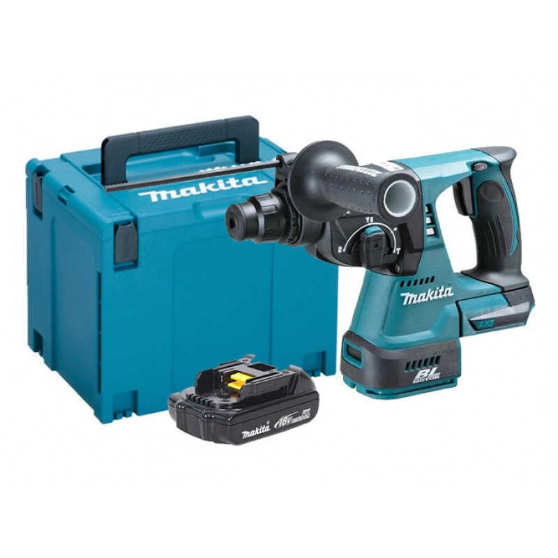 Perfo-burineur 18V LXT SDS-Plus 2J (1x1,5 Ah) En MAKPAC - MAKITA DHR243Y1J 3 Perfo-burineur 18V LXT SDS-Plus 2J (1x1,5 Ah) En MAKPAC - MAKITA DHR243Y1J