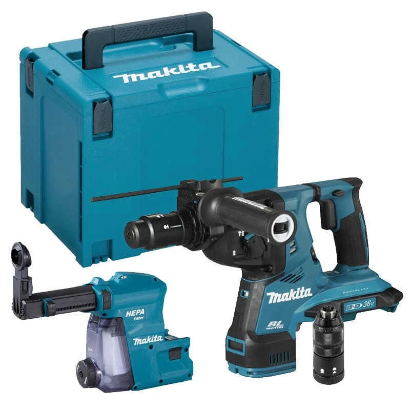 Perfo-burineur 36V SDS-Plus (Machine Seule) Avec Filtre DX09 En MAKPAC - MAKITA DHR281ZWJ 3 Perfo-burineur 36V SDS-Plus (Machine Seule) Avec Filtre DX09 En MAKPAC - MAKITA DHR281ZWJ