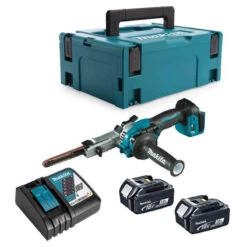 Magasin D'Outils Pour La Maison 27 Ponceuse à Bande 18V BL LXT (2x3,0 Ah) En Coffret - MAKITA DBS180RFJ
