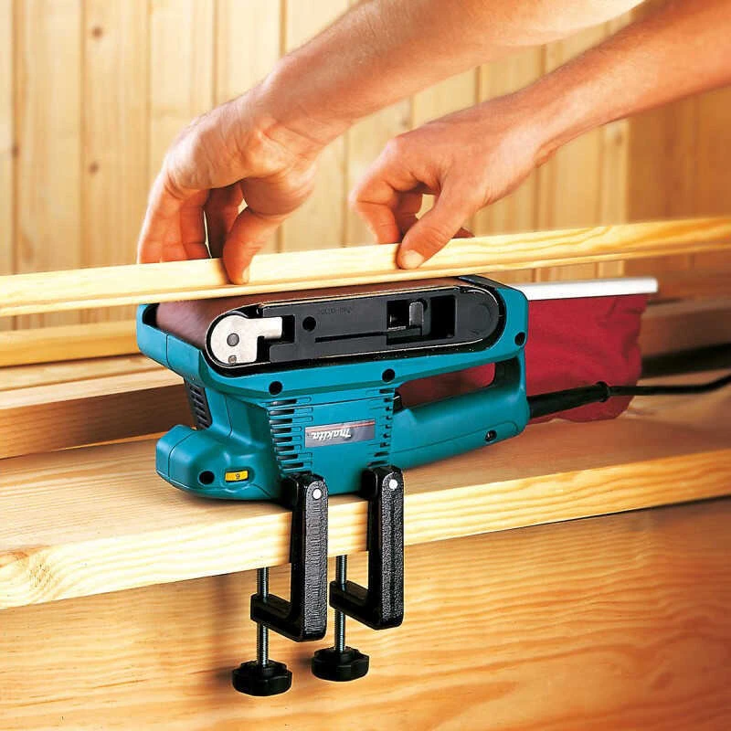 Ponceuse à Bande 650 W 76 X 457 Mm - Makita 9911 4 Ponceuse à Bande 650 W 76 X 457 Mm - Makita 9911 – Image 2