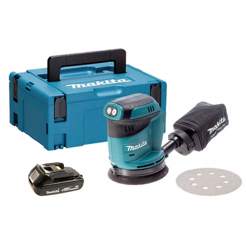 Ponceuse Excentrique 18V LXT Ø125 Mm (1x1,5 Ah) En MAKPAC - MAKITA DBO180Y1J 3 Ponceuse Excentrique 18V LXT Ø125 Mm (1x1,5 Ah) En MAKPAC - MAKITA DBO180Y1J