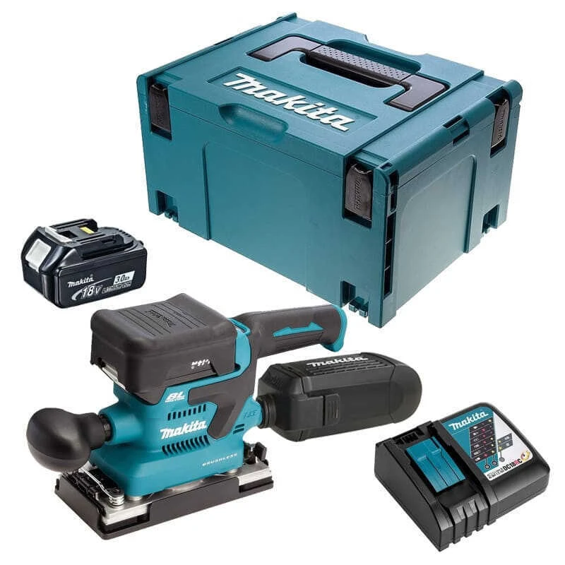 Ponceuse Vibrante 18V LXT 93x185 Mm (2x3,0 Ah) En MAKPAC - MAKITA DBO380RFJ 3 Ponceuse Vibrante 18V LXT 93x185 Mm (2x3,0 Ah) En MAKPAC - MAKITA DBO380RFJ