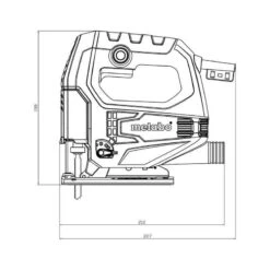 Scie Sauteuse Filaire 230V STEB 65 QUICK En Coffret - METABO 601030500 -Magasin D'Outils Pour La Maison scie sauteuse filaire 230v steb 65 quick metabo 601030500 2