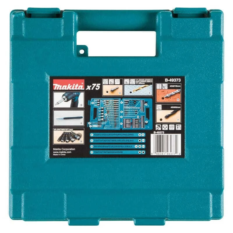 Set De 75 Forets Et Embouts - MAKITA B-49373 4 Set De 75 Forets Et Embouts - MAKITA B-49373 – Image 2