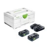 Set Energie SYS 18V (2x4,0 Ah) Avec Chargeur TCL 6 DUO - FESTOOL 577109 -Magasin D'Outils Pour La Maison set energie sys 18v avec chargeur festool 577109