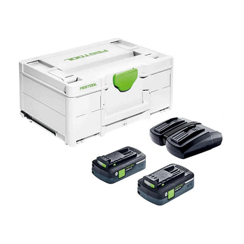 Set Energie SYS 18V (2x4,0 Ah) Avec Chargeur TCL 6 DUO - FESTOOL 577109 3 Set Energie SYS 18V (2x4,0 Ah) Avec Chargeur TCL 6 DUO - FESTOOL 577109