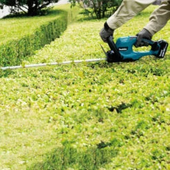 Taille-Haie LXT 18V 60CM (chargeur + 1x5.0Ah) - MAKITA DUH607RT -Magasin D'Outils Pour La Maison taille haie lxt 18v 60cm solo makita duh607rt 2