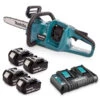 Tronçonneuse 36V LXT (4x5,0 Ah) Avec Chargeur Double - MAKITA DUC353PT4 -Magasin D'Outils Pour La Maison tronconneuse makita duc353pt4