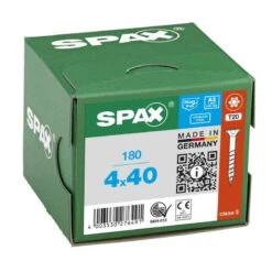 Vis Torx à Tête Fraisée Filetage Partiel T-STAR Plus T20 Acier Inoxydable (180 Pcs) SPAX -Magasin D'Outils Pour La Maison vis cruciforme a tete fraisee torx acier inoxydable spax 180 pieces 4