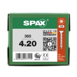 Vis Universelle T-STAR T20 Tête Fraisée Filetage Total (360 Pcs) WIROX - SPAX 11 Vis Universelle T-STAR T20 Tête Fraisée Filetage Total (360 Pcs) WIROX - SPAX -Magasin D'Outils Pour La Maison vis universelle torx t20 wirox filetage total spax 360 pieces 4