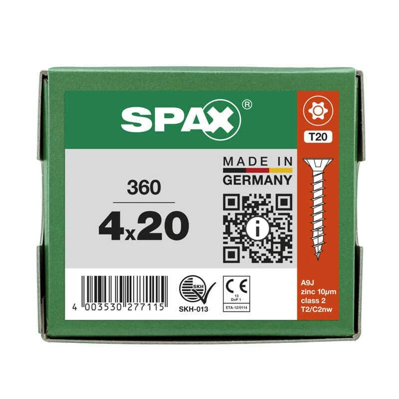 Vis Universelle T-STAR T20 Tête Fraisée Filetage Total (360 Pcs) WIROX - SPAX 7 Vis Universelle T-STAR T20 Tête Fraisée Filetage Total (360 Pcs) WIROX - SPAX – Image 5