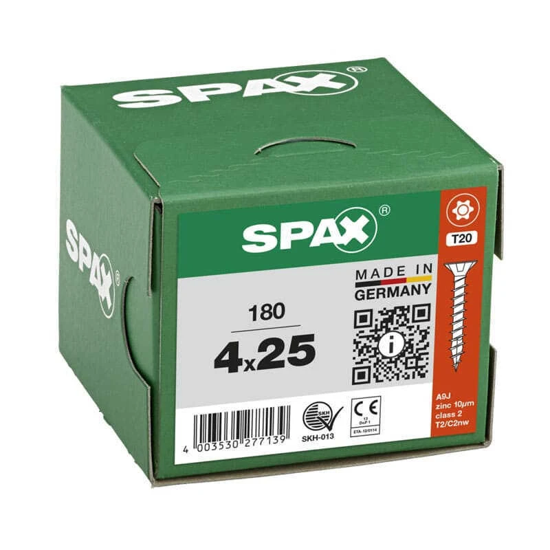 Vis Universelle T-STAR T20 Tête Fraisée Filetage Total (180 Pcs) WIROX - SPAX 6 Vis Universelle T-STAR T20 Tête Fraisée Filetage Total (180 Pcs) WIROX - SPAX – Image 4